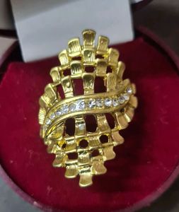 Restocked Gold plated ring size 15
