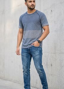 Men's Striped Casual T-Shirt