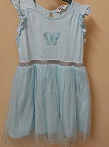 Sparkly Butterfly Tulle Dress
