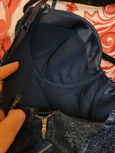 VS Navy Blue Corset Lace Dress