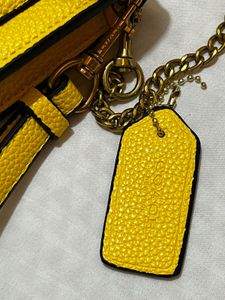 Coach Vibrant Yellow Crossbody Bag