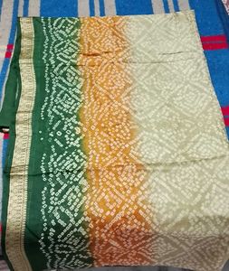 Brand New Bandhani Saree - Traditional Elegance