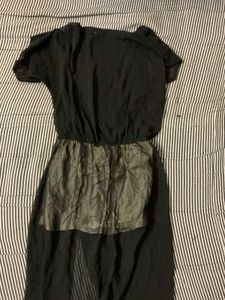 Black Lace Detail Dress