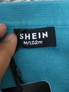 Men's Blue Zip Neck Sweater