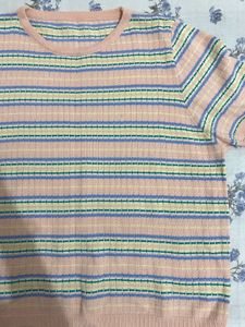 Striped Knit Top