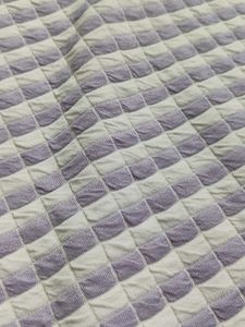Lavender White Crop Top with Collar