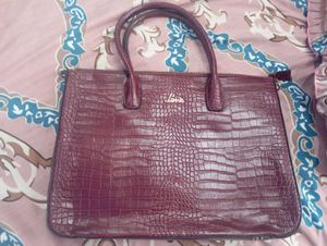 lavie snake print laptop bag