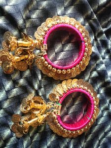 Ethnic Coin Bangle Bracelets