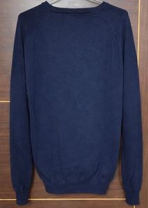 Men's Checked V-Neck Sweater
