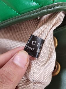 GREEN TORCHON GG MARMONT Bag