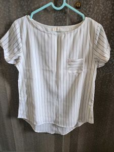 Chic Striped Casual Top