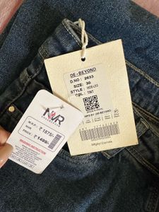 Embellished Wide Leg Denim Jeans
