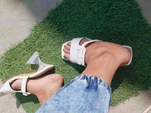 White Heels - Flats &amp; Sandals