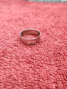 Silver Tone Band Ring