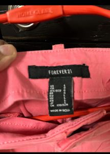 Forever-21 Bootcut Coral Pink Pants
