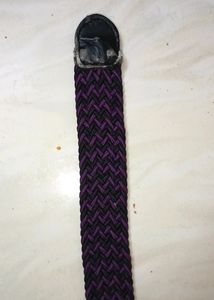 girls Stretchable braided cotton belt for ladies b