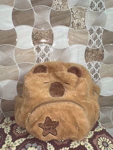 Cute Plush Capybara Backpack