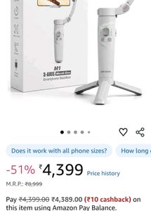 3-Axis Smartphone Gimbal Stabilizer