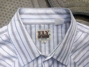 Vintage Men's Striped Western Shirt