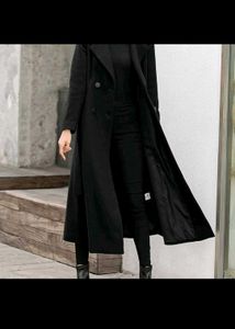 Elegant Black Long Coat