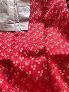 Elegant Red Nandani Saree