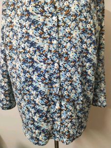 Floral Print Button-Up Shirt