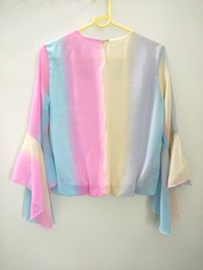 Rainbow Colour Top For Women