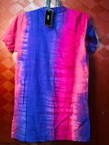 Vibrant Tie-Dye Kurta Top
