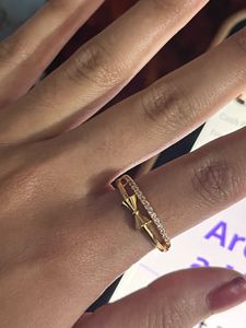 Charming Bow Ring with CZ Accents