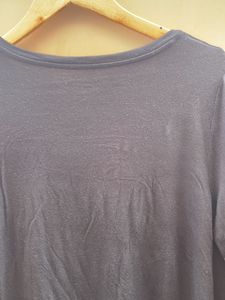 Navy Blue 3/4 Sleeve Top