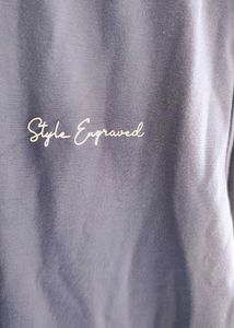 Men's Blue Crew Neck Sweatshirt (XXL)