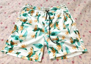 Tropical Print Shorts + Shirt