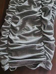 Sparkly Ruched Bodycon Mini Dress