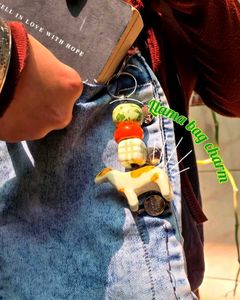 llama Handmade Charm Keychain