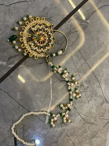Exquisite Peacock Design Nose Pin