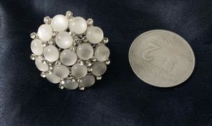 Luminous Pearl Bloom Statement Ring