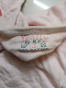 Pack of 2 Cute Baby Girl Pink Printed Onesie