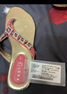 Foot In Branded Party Wear Slipper For Size 3 Wome