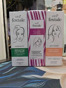 Foxtale Face Wash Set - 3 Variants