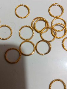 Gold Twisted Nose Rings