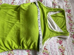Lime Green Layered Tank Top