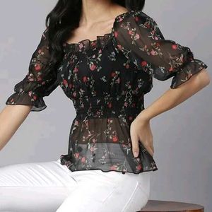 Floral Print Top