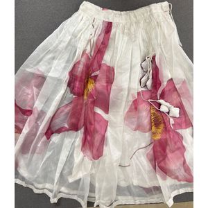 Organza Floral Print Lehenga Blouse And Dupatta