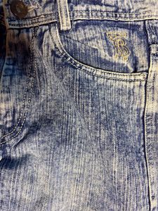 Acid Wash Wide Leg Jeans