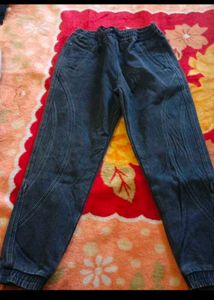 Vintage Wash Denim Joggers