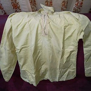 Female's Traditional Yellow Kurta