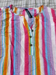 Colorful Striped Kurta