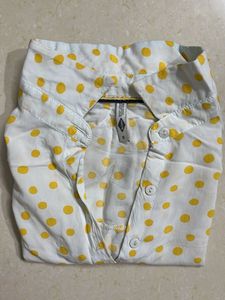 Polka Dot Sleeveless Blouse