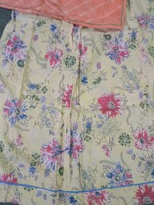 Women's Floral Kurta Set with Dupatta