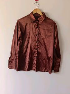 S Size  Satin Shirt